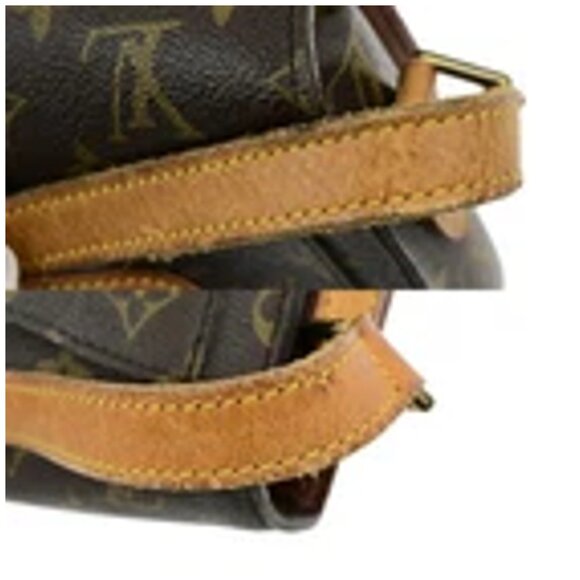 LOUIS VUITTON Saint Cloud GM Shoulder Bag Monogram Leather Brown - Picture 14 of 16